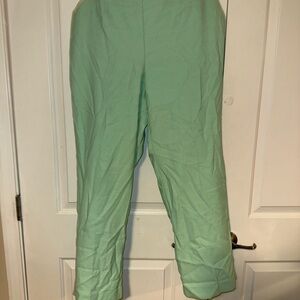 Alfred Dunner Mint Green Boot Cut Pants